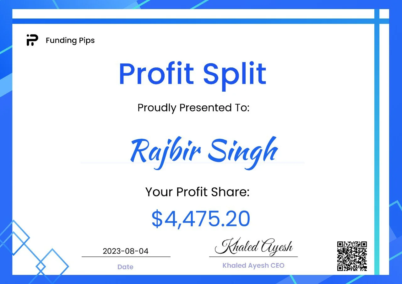 Trading Certificate 18