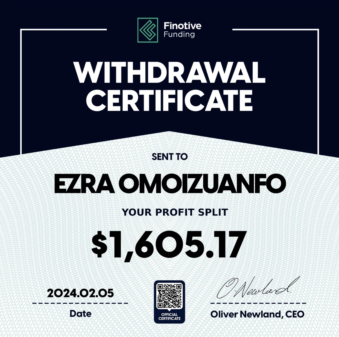 Trading Certificate 42