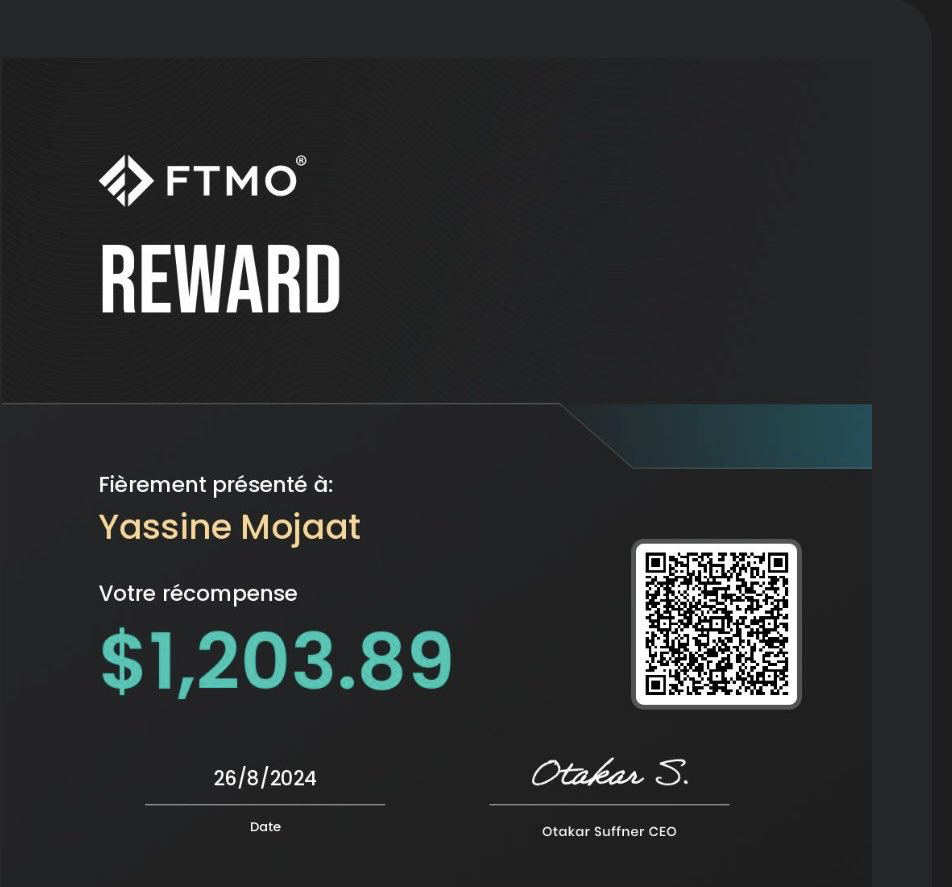 Trading Certificate 44