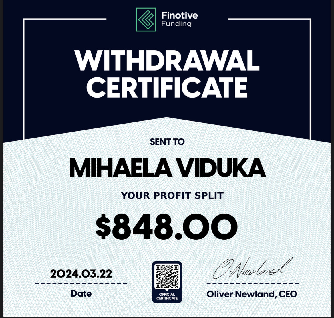 Trading Certificate 53