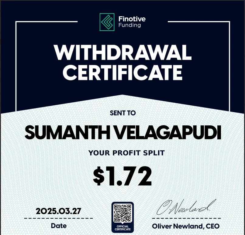 Trading Certificate 69