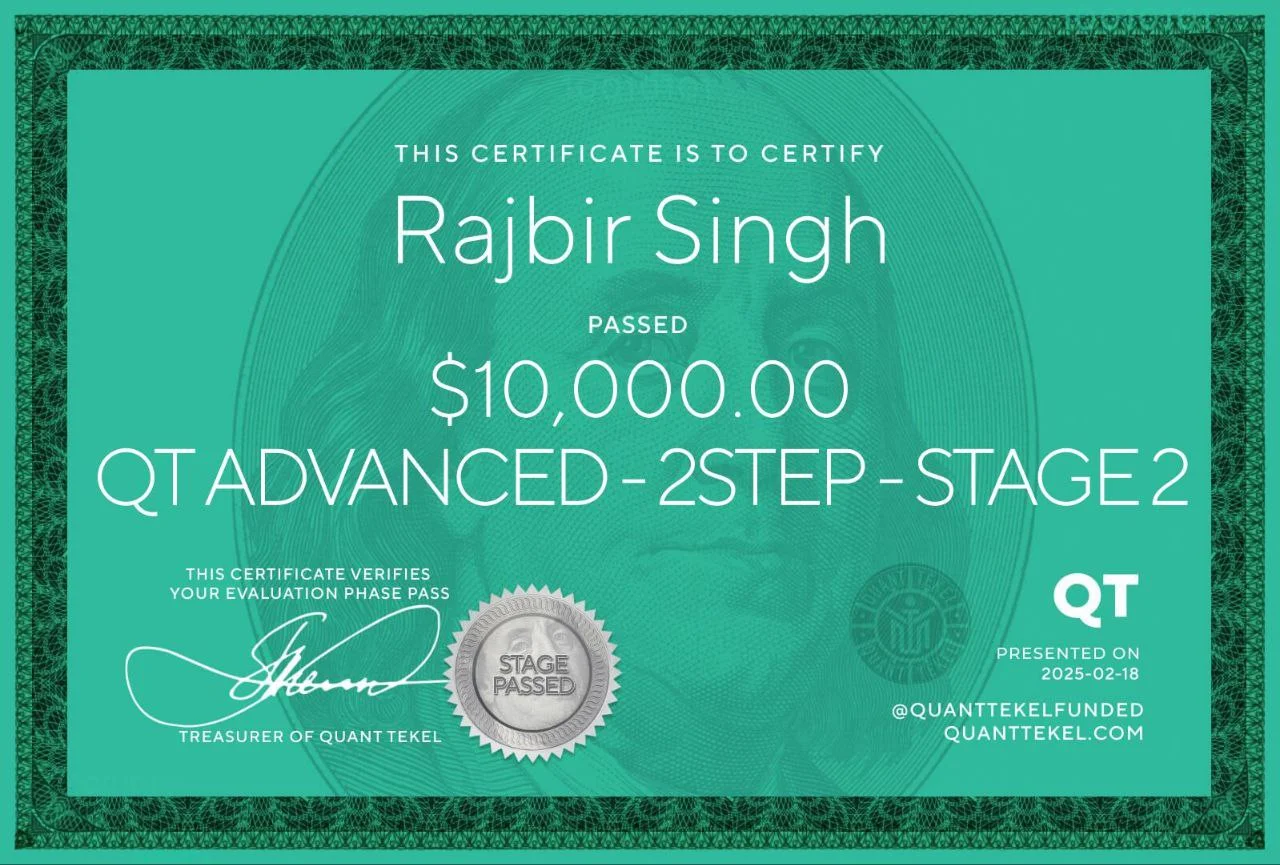 Trading Certificate 70