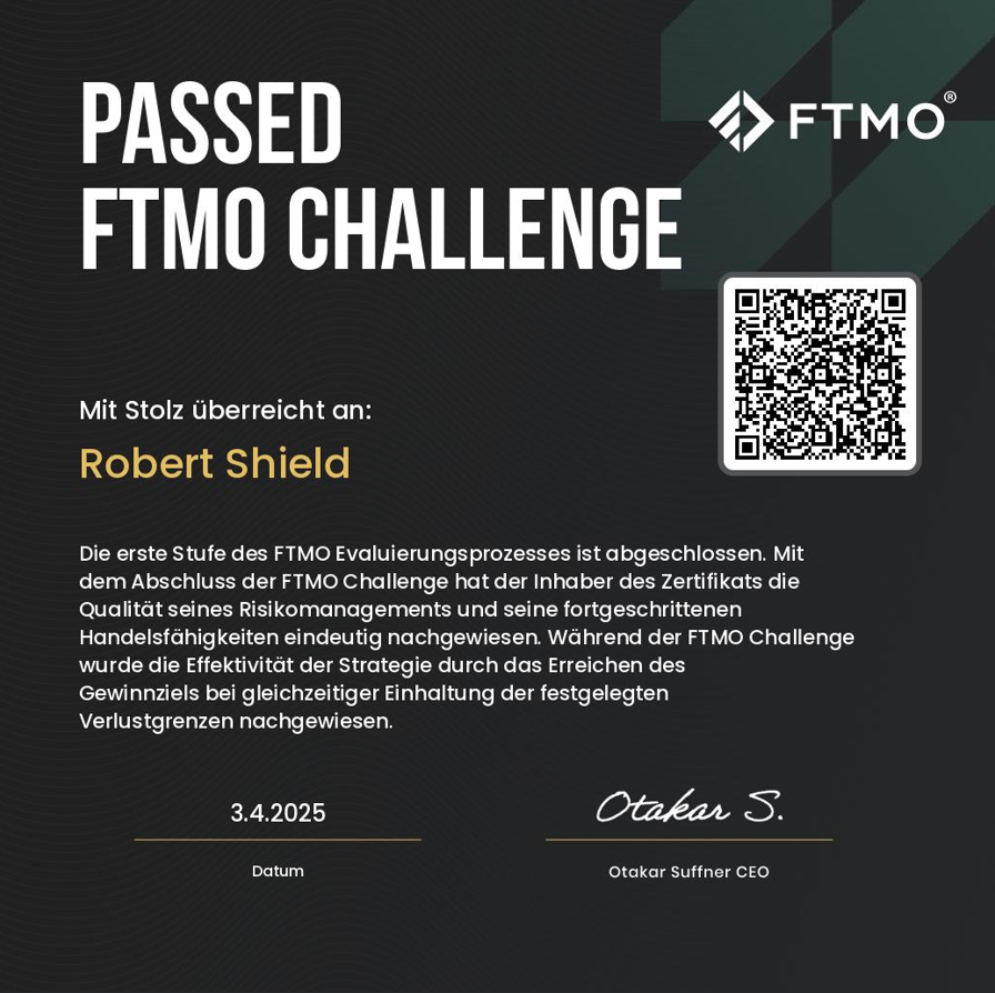 Trading Certificate 84